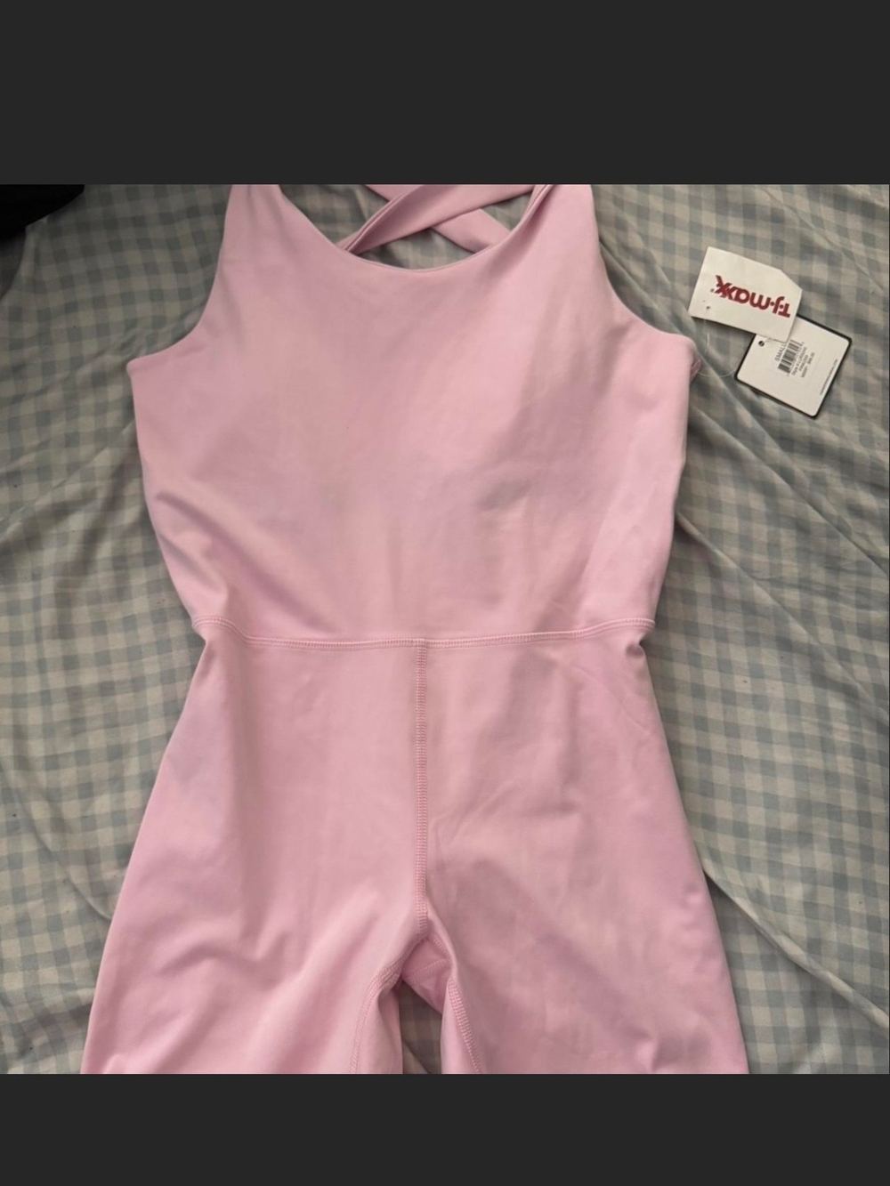 Women's Pink Gym Romper Size Small